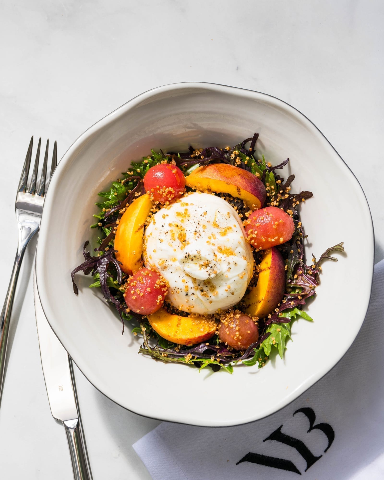 Ensalada de burrata